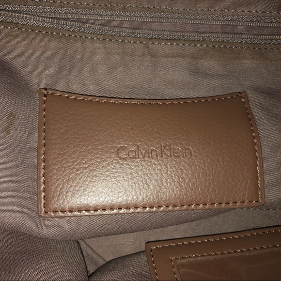 Brown and beige Calvin Klein purse - Picture 8 of 9